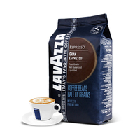 LAVAZZA拉瓦萨gran grand espresso特浓咖啡豆1kg浓香型